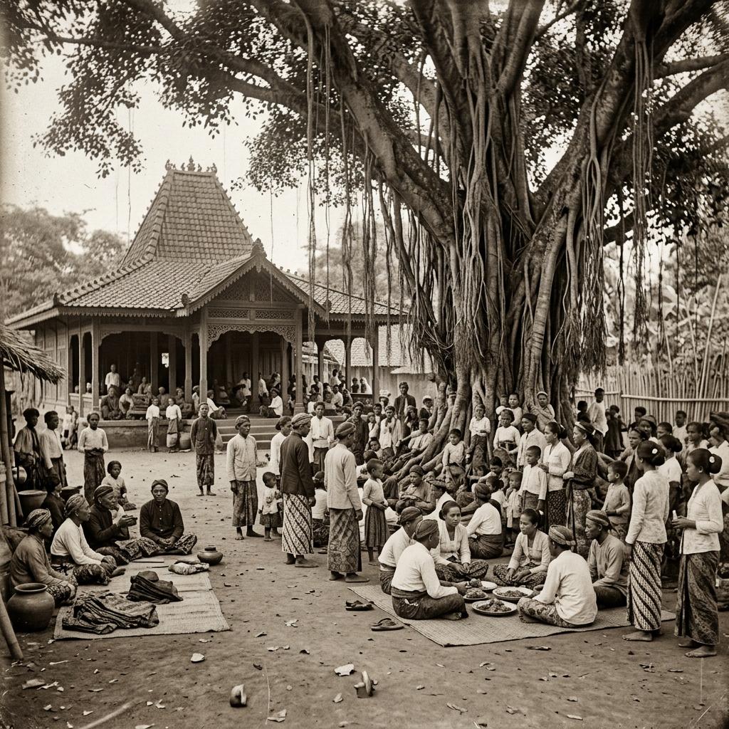 Suasana Kegiatan Warga Dusun